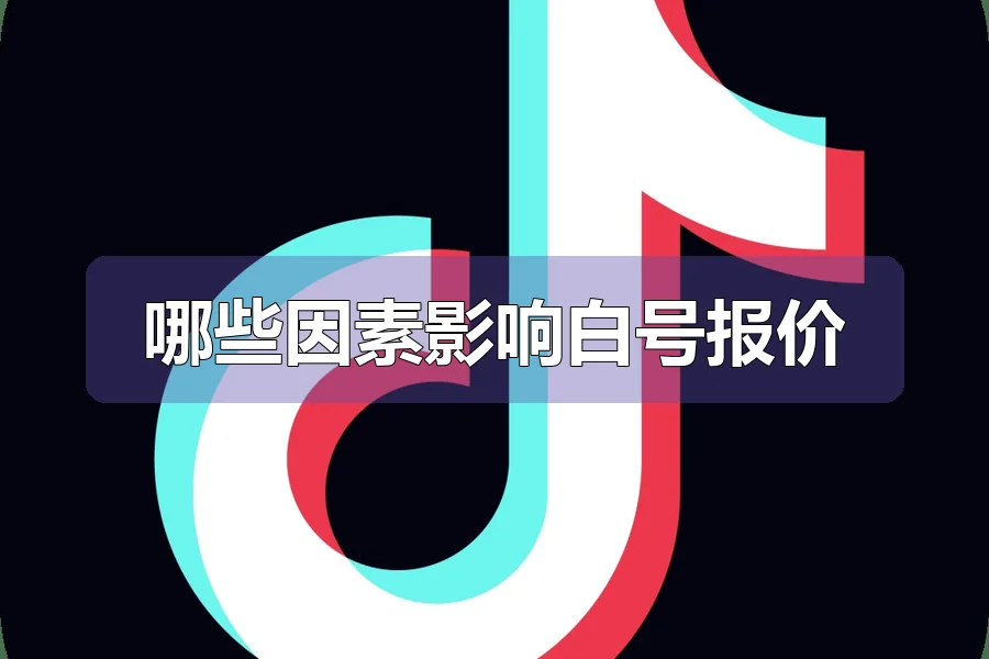 哪些因素影响白号报价